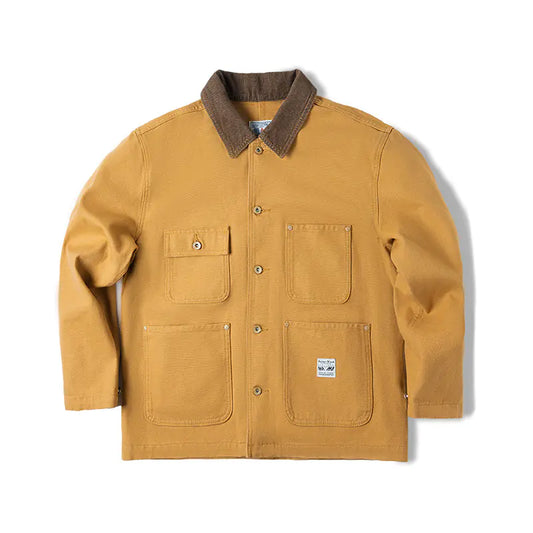 Yellow Field Jacket — Lightweight Cotton Utility Jacket for Men