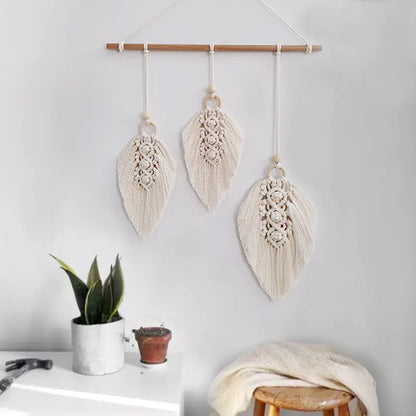 Nordic Cotton Tapestry DIY Kit — Bohemian Wall Hanging for Home Decor & Creative Crafting