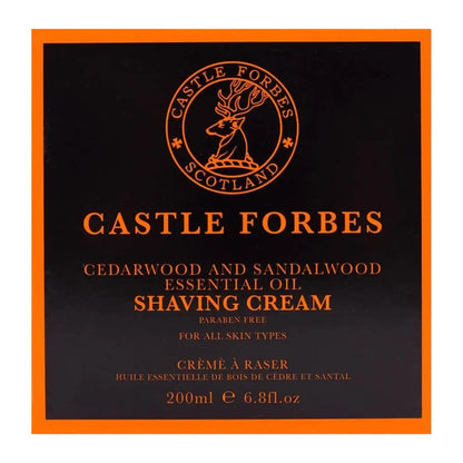 Castle Forbes Cedar/Sandalwood Shaving Cream 6.8 fl.oz.