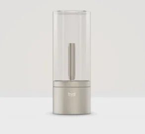 Smart Candlelight Mood Lamp for Bedroom Nightstand | Dimmable Ambient LED Lamp with Rechargeable Battery