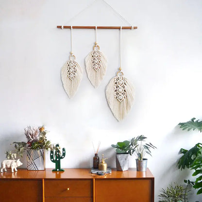 Nordic Cotton Tapestry DIY Kit — Bohemian Wall Hanging for Home Decor & Creative Crafting