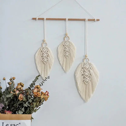 Nordic Cotton Tapestry DIY Kit — Bohemian Wall Hanging for Home Decor & Creative Crafting