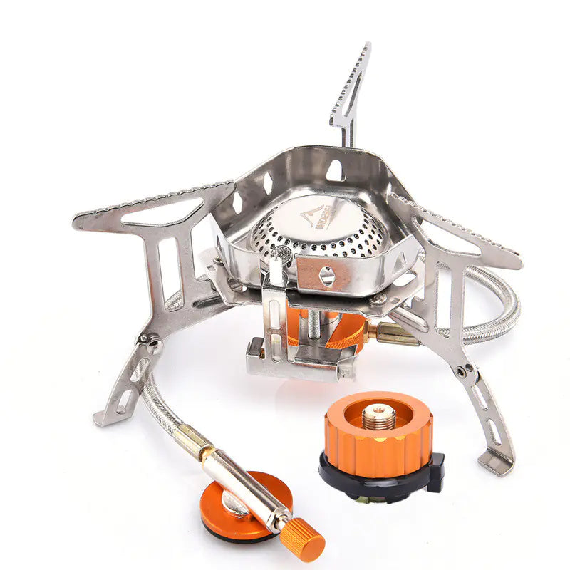 Portable Windproof Camping Gas Stove | 3500W Backpacking Cooking Burner