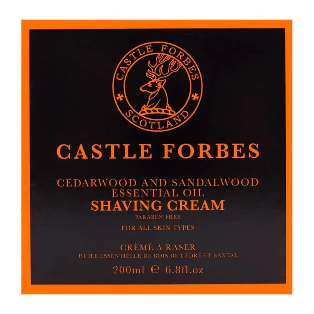 Castle Forbes Cedar/Sandalwood Shaving Cream 6.8 fl.oz.