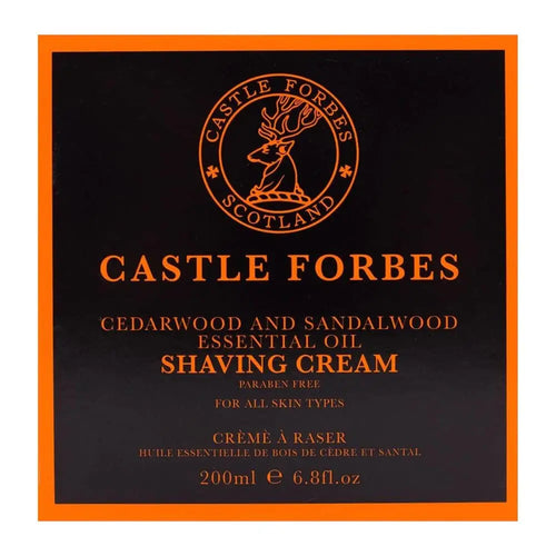 Castle Forbes Cedar/Sandalwood Shaving Cream 6.8 fl.oz.