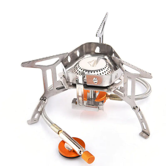 Portable Windproof Camping Gas Stove | 3500W Backpacking Cooking Burner