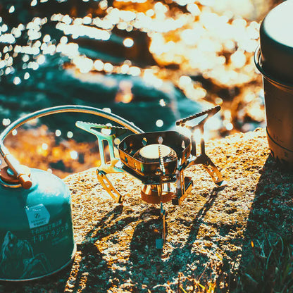 Portable Windproof Camping Gas Stove | 3500W Backpacking Cooking Burner